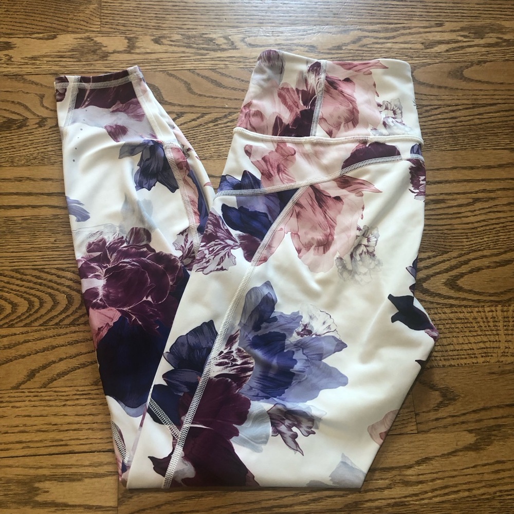 Athleta Rainier Tight Legging Night Bloom White